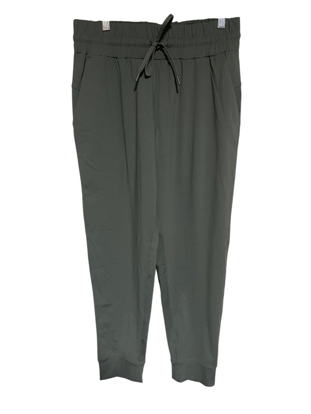 Travel Jogger Womens M Olive Green Athleisure Activewear Members Mark Sandwash
